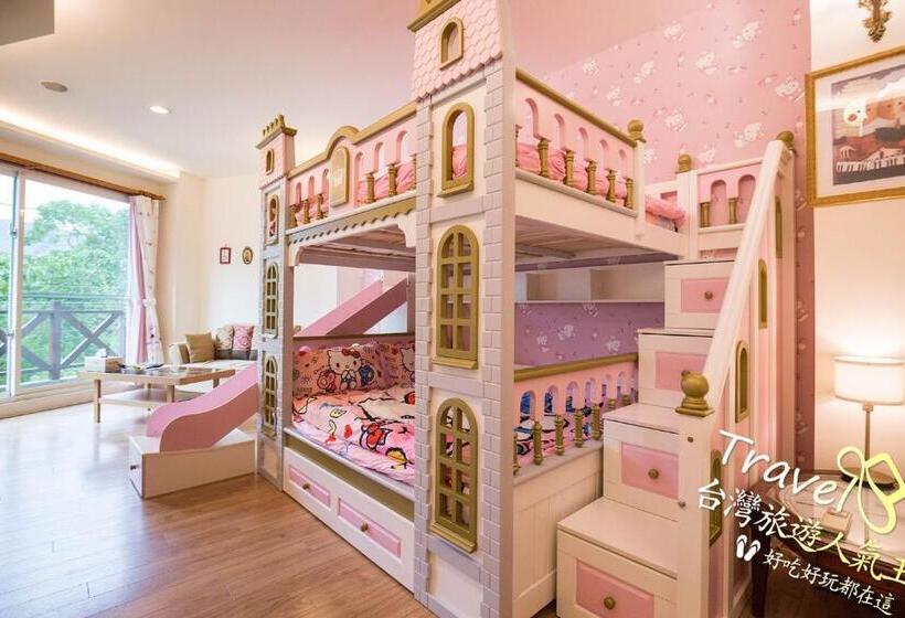 اتاق لوکس چهار تخته, Tree Lake B&b Hualien