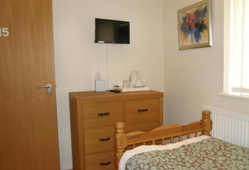 اتاق استاندارد یک تخته با سرویس بهداشتی مشترک, Deangate Motel