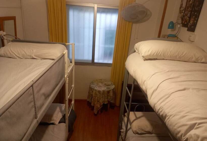 تختخواب در اتاق مشترک, Hostel El Cascabel