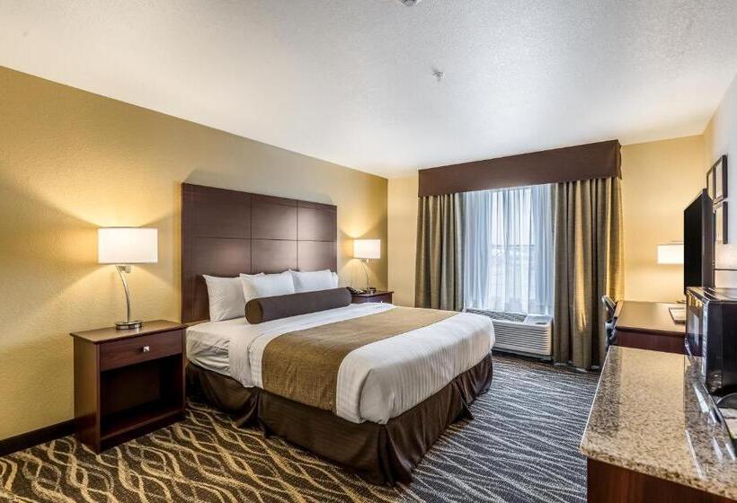 اتاق استاندارد با تخت بزرگ برای معلولان, Cobblestone Hotel & Suites   Chippewa Falls