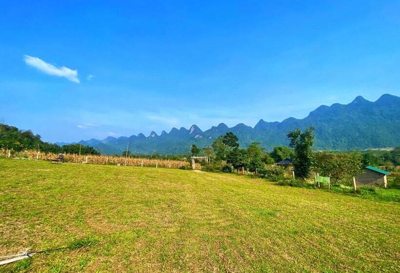 اتاق استاندارد با چشم‌انداز باغ, Wind Hill Homestay Hà Giang