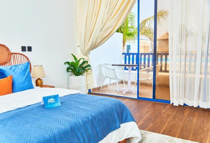 اتاق استاندارد با چشم‌انداز استخر, Ziba Beach Resort Lagos, Nigeria
