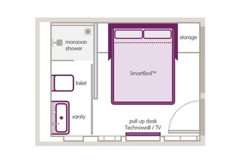 Premium Room, Yotelair London Gatwick Airport