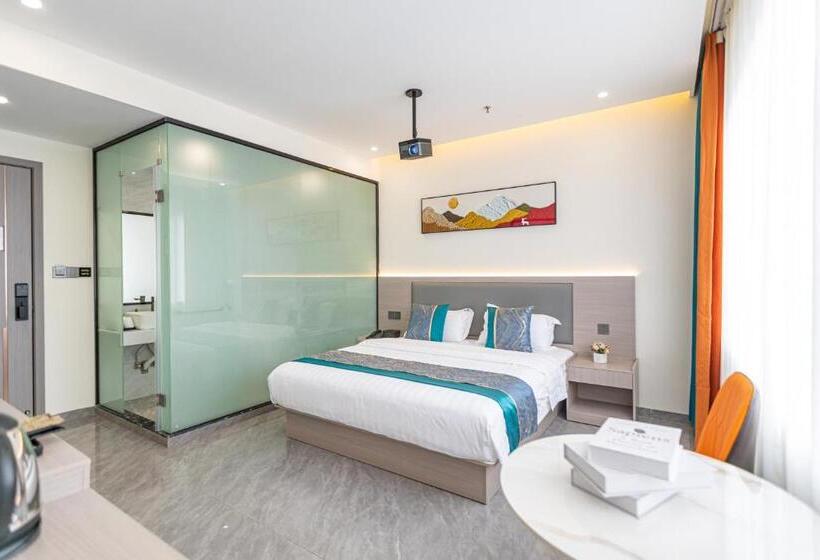 اتاق لوکس با تخت بزرگ, Zhuhai Golden Lake Bay
