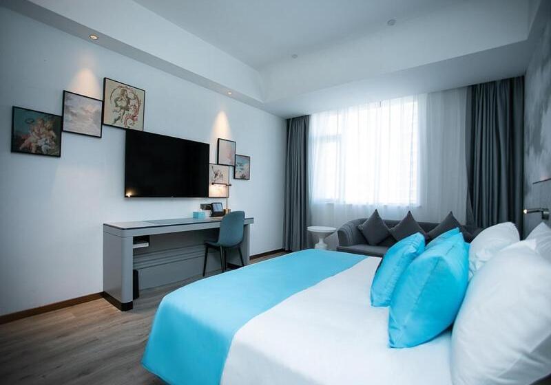 اتاق استاندارد تم دار, Lanou Hotel Huai An Lianshui High Speed Railway Station Yanhuang Avenue