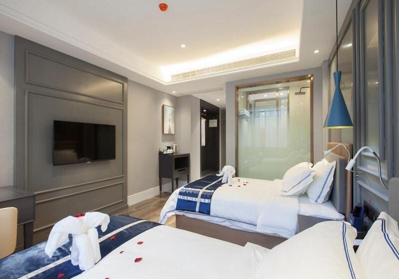 اتاق استاندارد با چشم‌انداز, Lanou Hotel Xilinhot China Madu Cultural Plaza