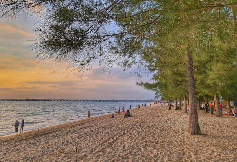 آپارتمان 1 خوابه با چشم‌انداز دریا, Mutiara Melaka Beach Resort By Tzwan