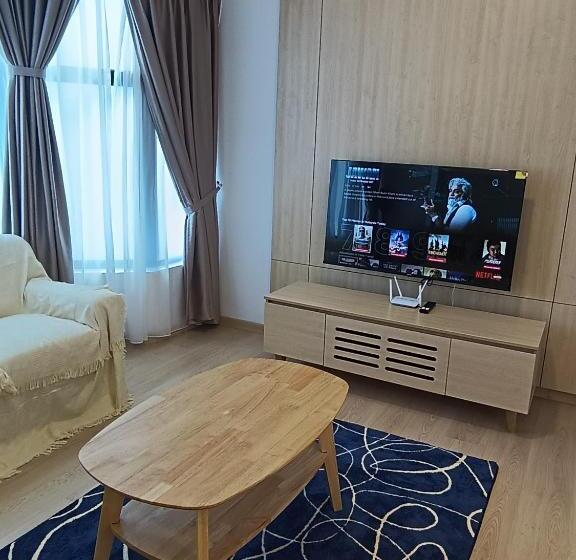 آپارتمان 1 خوابه با چشم‌انداز دریا, Mutiara Melaka Beach Resort By Tzwan