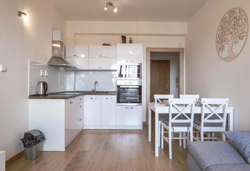 آپارتمان 1 خوابه با چشم‌انداز باغ, Relax & Luxury A4 Apartment