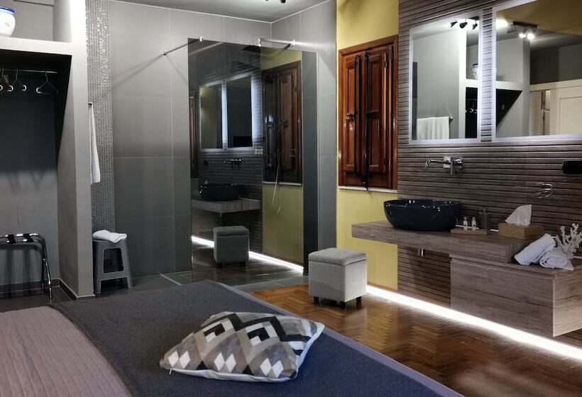 اتاق استاندارد با چشم‌انداز دریا, Villa La Lumia B&b Suites & Apartments