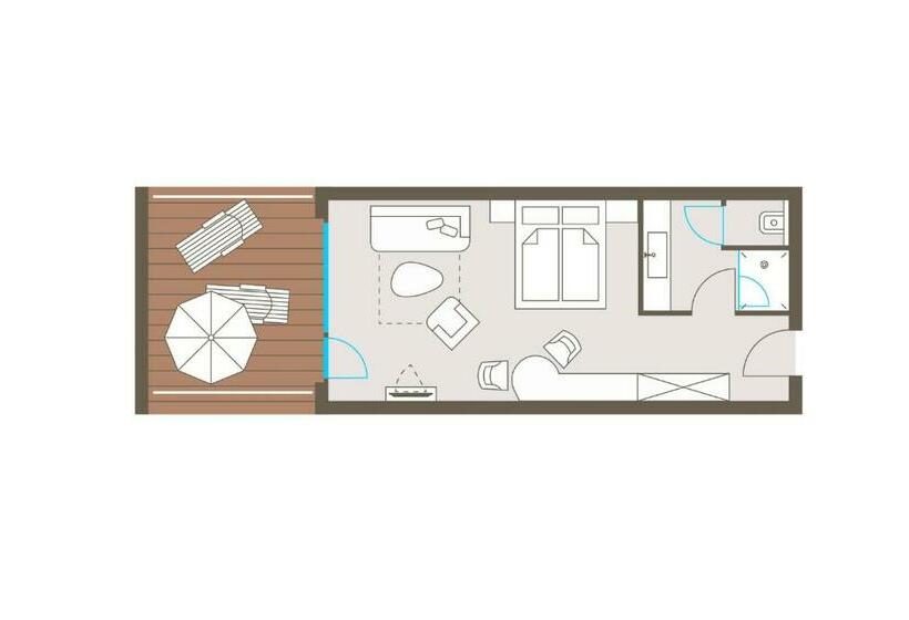 اتاق سوپریور با بالکن, Biohotel Bergzeit