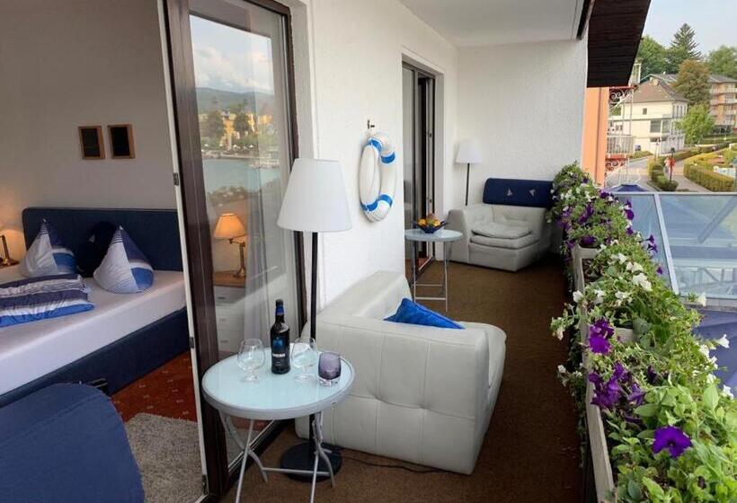 اتاق استاندارد چهار تخته, Restaurant Veldener Traumschiff Direkt Am See In 2min Im Zentrum
