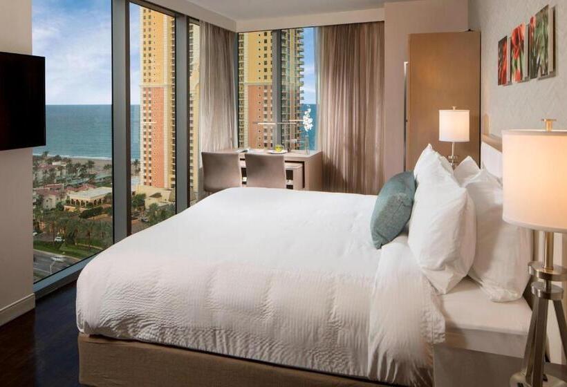 استودیو استاندارد با تخت کینگ, Residence Inn Miami Sunny Isles Beach