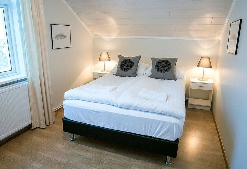 اتاق استاندارد با سرویس بهداشتی مشترک, Litlabýli Guesthouse