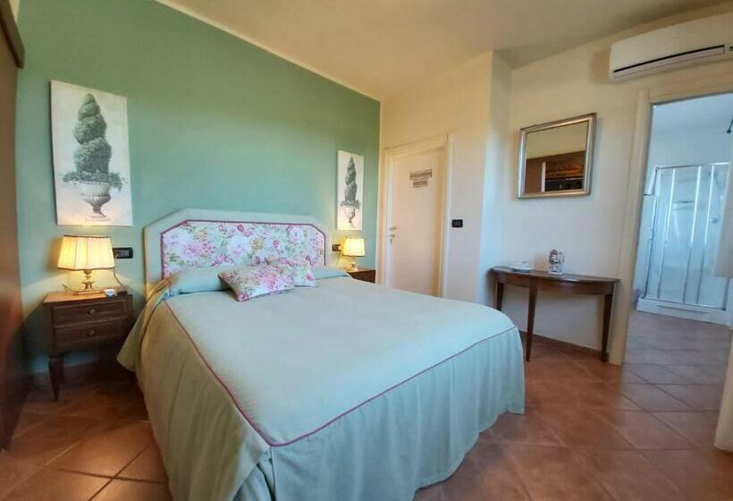 اتاق راحتی با چشم‌انداز استخر, Agriturismo   B&b L Acquacotta