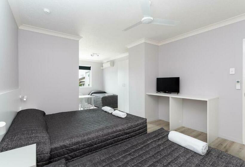 غرفة قياسية رباعية, Burleigh Gold Coast Motel