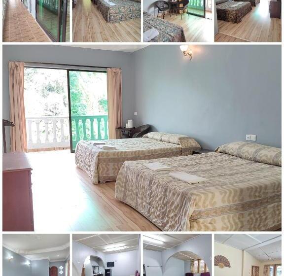اتاق استاندارد چهارنفره با بالکن, Sri Juliana Chalet