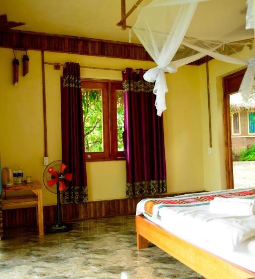اتاق استاندارد چهار تخته, Pù Luông Happy Home