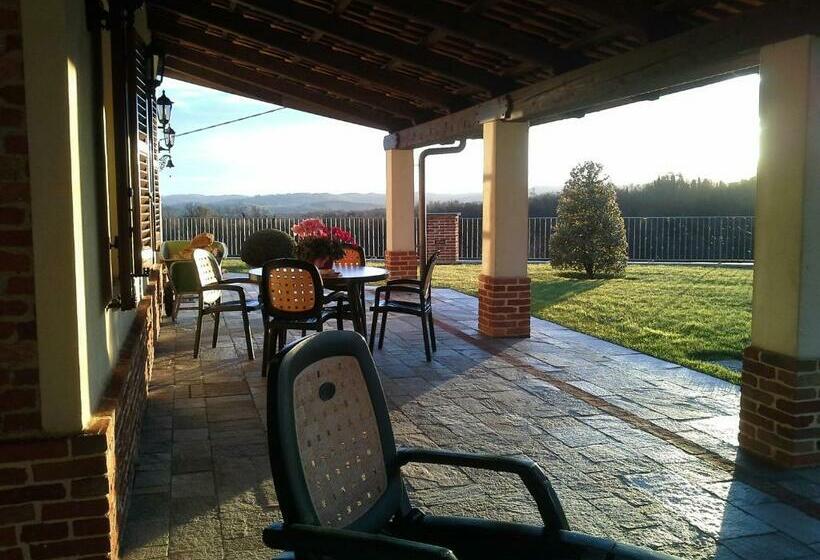 اتاق استاندارد چهارنفره با چشم‌انداز باغ, B&b Cascina Bellavista
