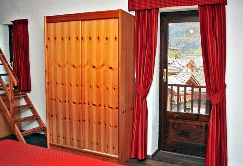 اتاق استاندارد سه نفره, Albergo Le Marmotte