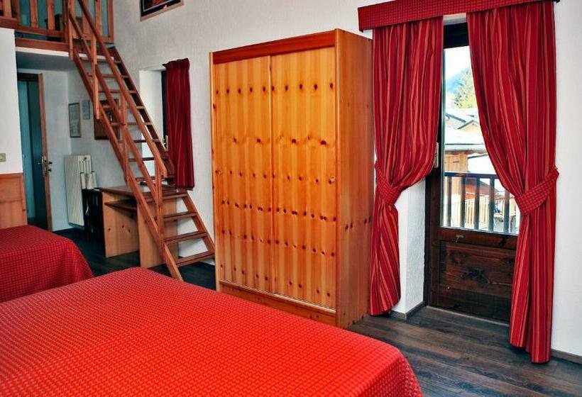 اتاق استاندارد سه نفره, Albergo Le Marmotte