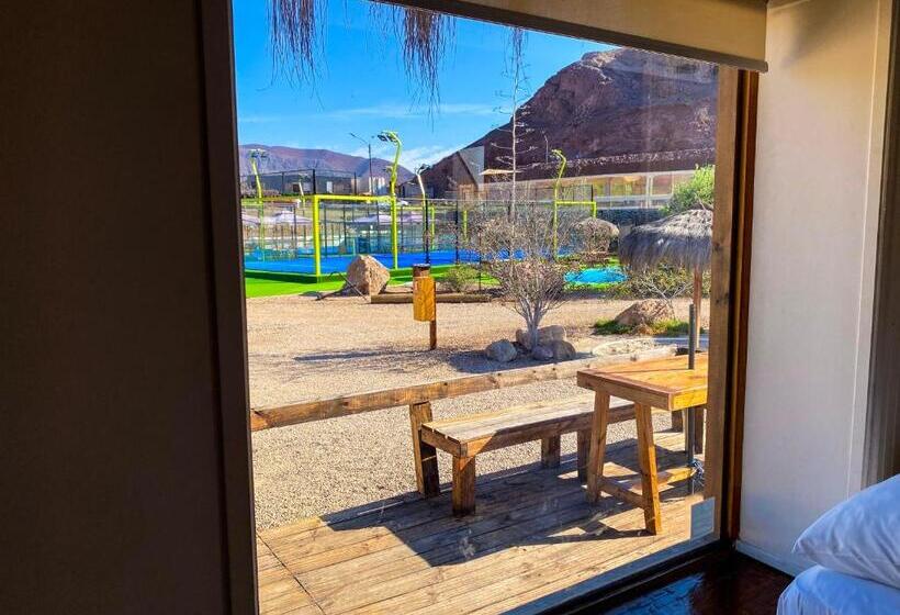 آپارتمان 1 خوابه با چشم‌انداز باغ, Cabañas Caleta Hueso