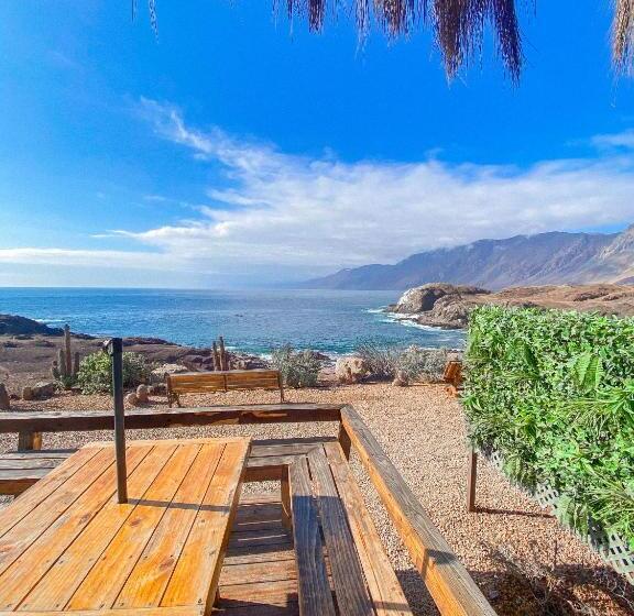 آپارتمان 1 خوابه با چشم‌انداز دریا, Cabañas Caleta Hueso