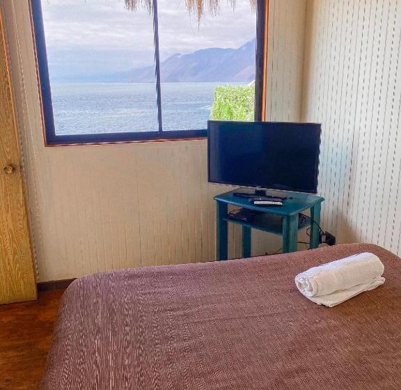 آپارتمان 1 خوابه با چشم‌انداز دریا, Cabañas Caleta Hueso