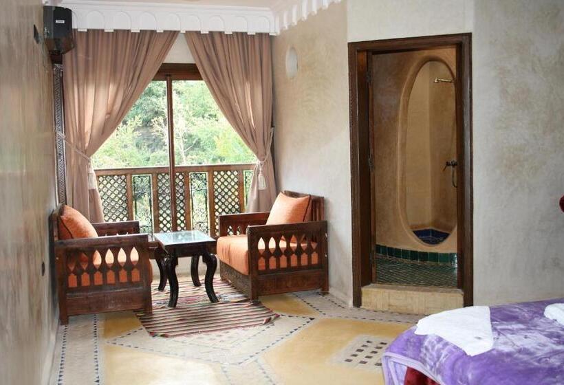 اتاق لوکس با چشم‌انداز باغ, Riad Jnane Imlil