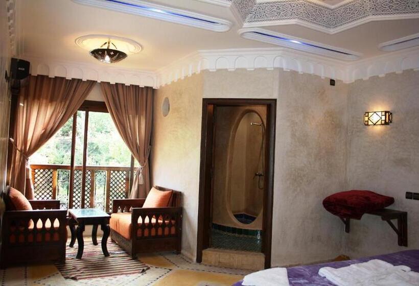 اتاق لوکس با چشم‌انداز باغ, Riad Jnane Imlil