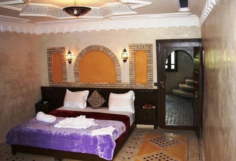 اتاق استاندارد با چشم‌انداز باغ, Riad Jnane Imlil