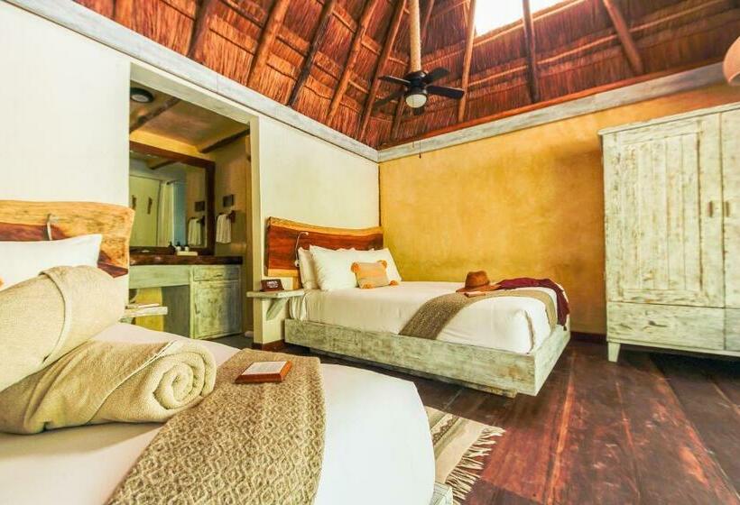 اتاق استاندارد با چشم‌انداز باغ, Villa Pescadores Tulum