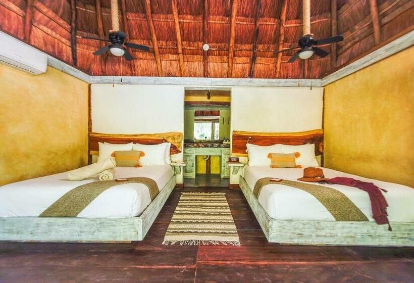 اتاق استاندارد با چشم‌انداز باغ, Villa Pescadores Tulum