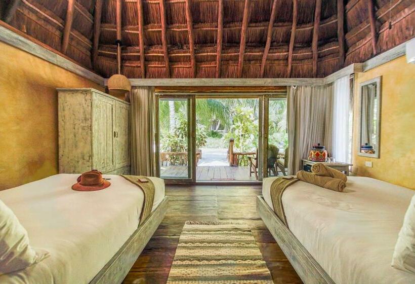 اتاق استاندارد با چشم‌انداز باغ, Villa Pescadores Tulum