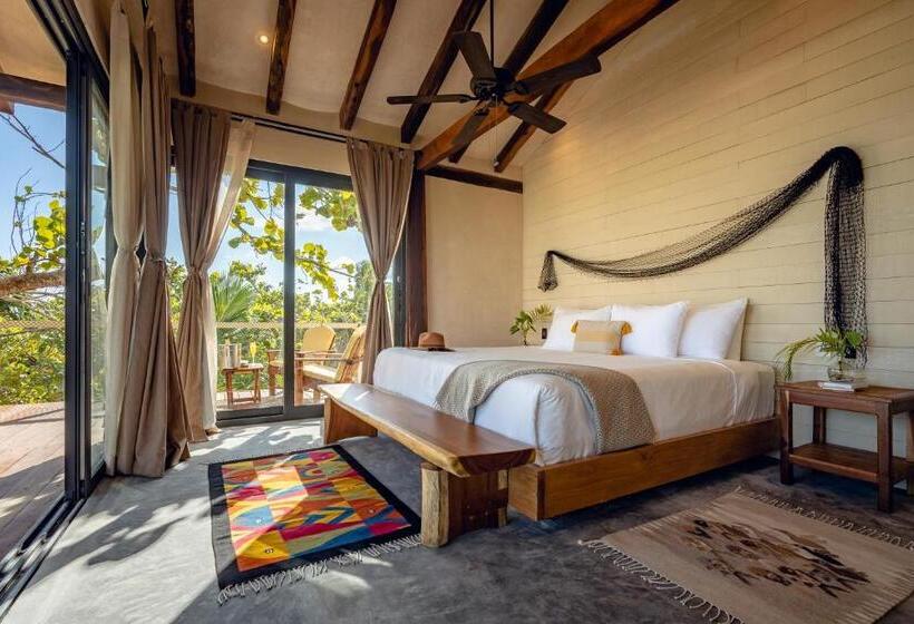 اتاق لوکس با بالکن, Villa Pescadores Tulum