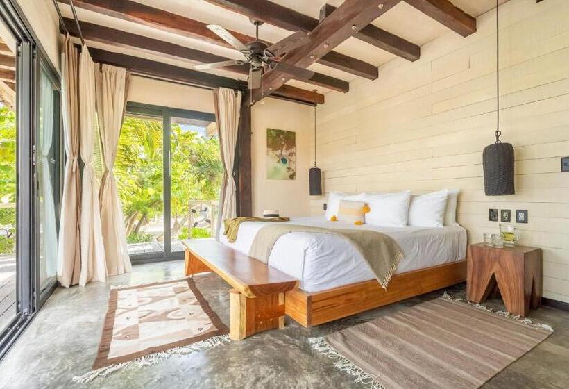 اتاق لوکس با تخت بزرگ, Villa Pescadores Tulum