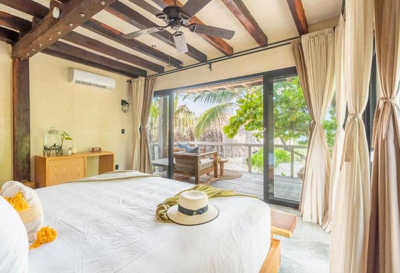 اتاق لوکس با تخت بزرگ, Villa Pescadores Tulum