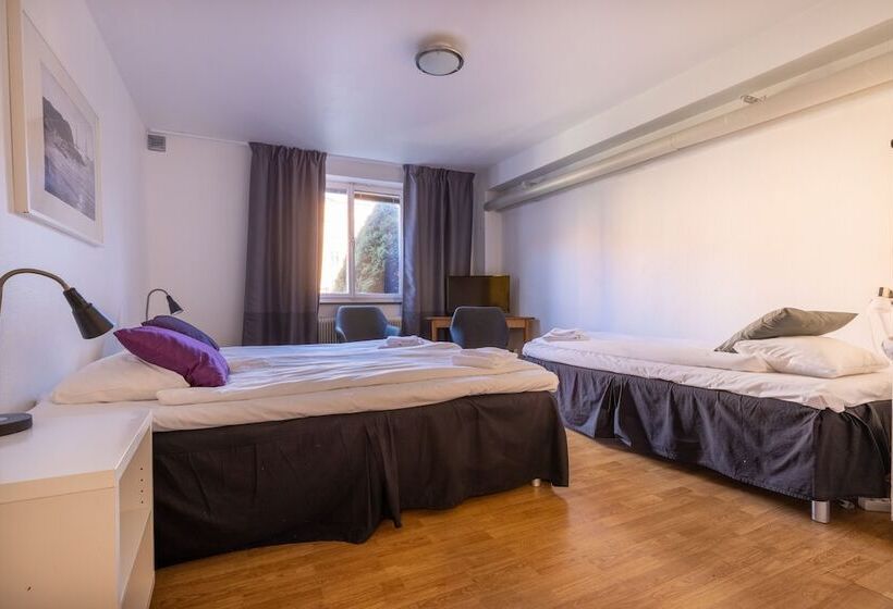 اتاق استاندارد سه تخته با سرویس بهداشتی مشترک, Lilla Hotellet