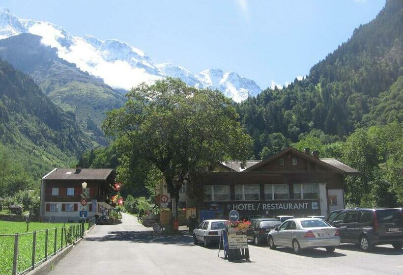 اتاق استاندارد یک تخته با سرویس بهداشتی مشترک, Restaurant Stechelberg Bed & Breakfast