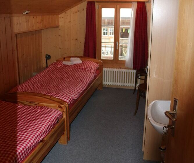 اتاق استاندارد با سرویس بهداشتی مشترک, Restaurant Stechelberg Bed & Breakfast
