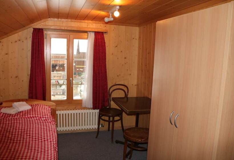 اتاق استاندارد با سرویس بهداشتی مشترک, Restaurant Stechelberg Bed & Breakfast