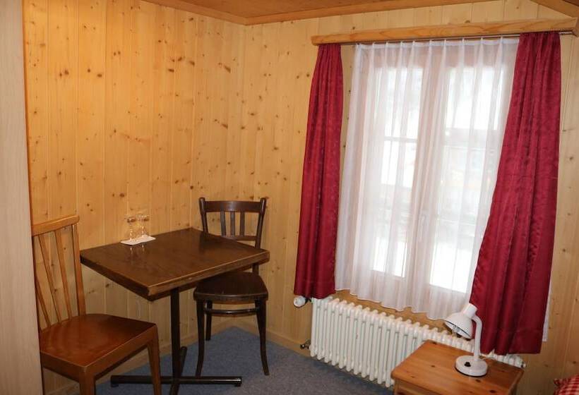 اتاق استاندارد با سرویس بهداشتی مشترک, Restaurant Stechelberg Bed & Breakfast