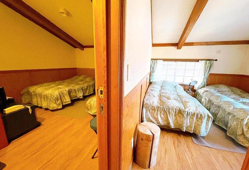 اتاق استاندارد چهار تخته, Hakuba Pension & Log Hotel Meteor