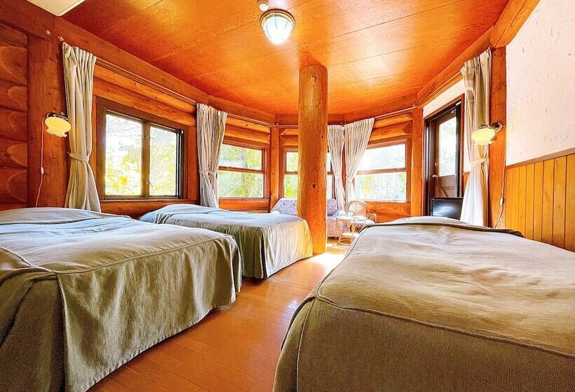 اتاق لوکس سه تخته, Hakuba Pension & Log Hotel Meteor