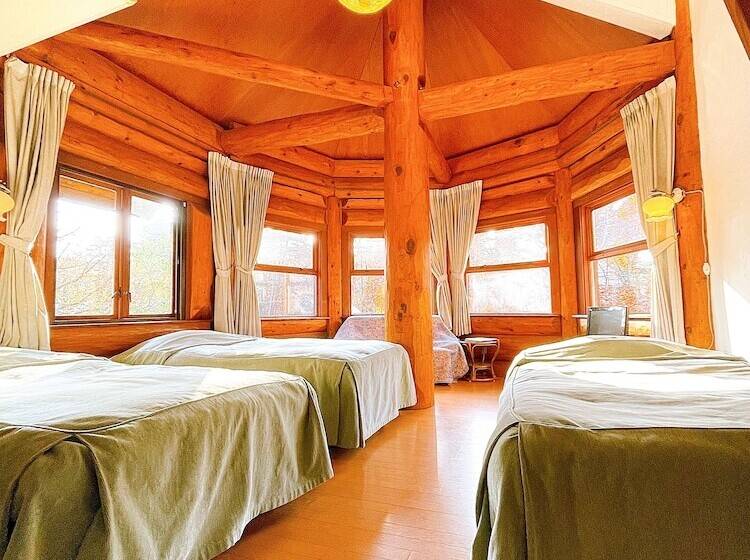 اتاق استاندارد سه نفره, Hakuba Pension & Log Hotel Meteor