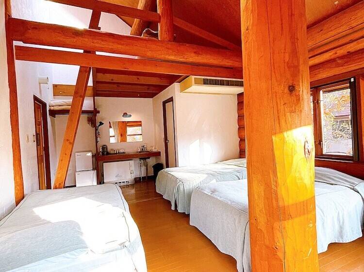 اتاق استاندارد سه نفره, Hakuba Pension & Log Hotel Meteor