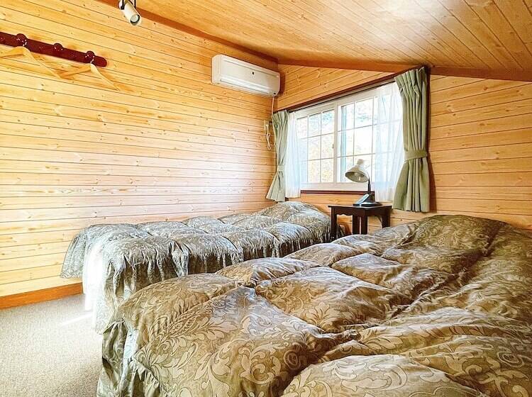 اتاق استاندارد با سرویس بهداشتی مشترک, Hakuba Pension & Log Hotel Meteor