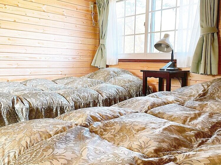 اتاق استاندارد با سرویس بهداشتی مشترک, Hakuba Pension & Log Hotel Meteor