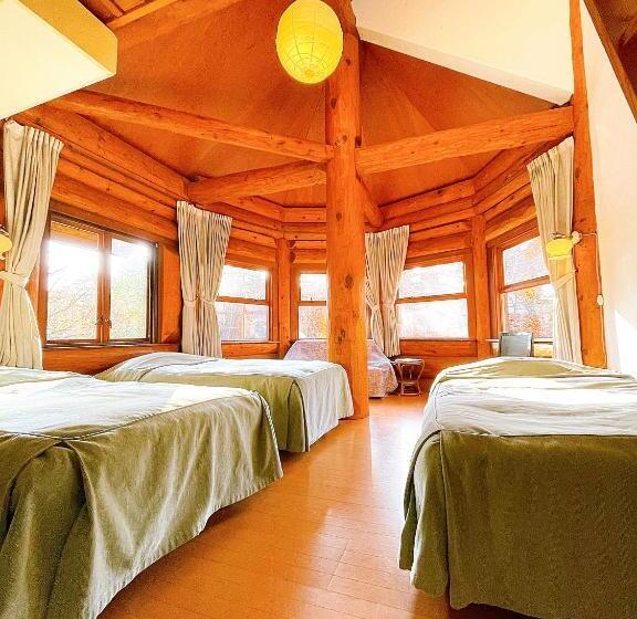 اتاق لوکس سه تخته, Hakuba Pension & Log Hotel Meteor