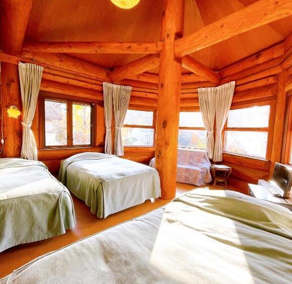 اتاق لوکس سه تخته, Hakuba Pension & Log Hotel Meteor